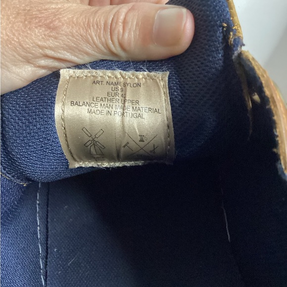 Bull Boxer Brown Leather Men's Sneakers sz 9 - Picture 7 of 7